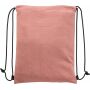 Polyester (210D) trekkoord rugtas Cassandra rood