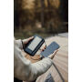 Nordic Drift Titan 10.000mAh solar powerbank met 3 panelen, zwart