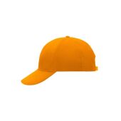 6 Panel Cap Laminated orange