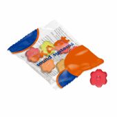 Vruchtengummies in veel standaard vormen, Transparant, Bloem Vruchtengummies in veel standaard vormen, Transparant, Bloem