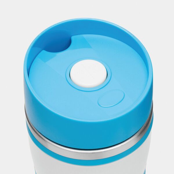 ARABICA - Dubbelwandige isoleerbeker lichtblauw, wit ARABICA - Dubbelwandige isoleerbeker lichtblauw, wit