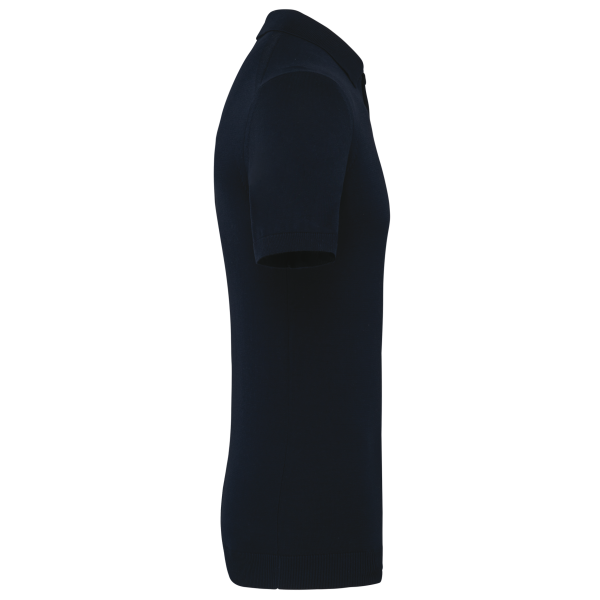 Ecologische tricot herenpolo Navy Blue XXL Ecologische tricot herenpolo Navy Blue XXL