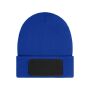 Beanie with Patch (10cm x 5cm) - Thinsulate royal