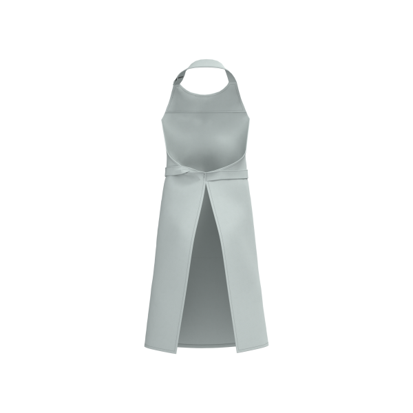 Schort met zak van biologisch katoen Snow Grey One Size Schort met zak van biologisch katoen Snow Grey One Size