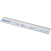 Sticky-Mate® gerecyclede sticky notes met bedrukte 30 cm liniaal - Wit - 25 pagina's