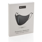 XD DESIGN Protective Mask Set, zwart, blauw