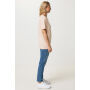 IQONIQ Yala dames lichtgewicht gerecycled katoen t-shirt, peach nectar (L)