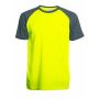 SP Trail sportshirt, 140 gr/m² - Fluo geel/Anthraciet
