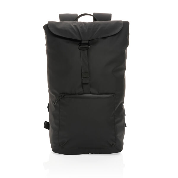 Impact AWARE™ RPET waterbestendige 15.6" laptoprugzak, zwart Impact AWARE™ RPET waterbestendige 15.6" laptoprugzak, zwart