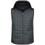 Men's Knitted Hybrid Vest grey melange/anthracite melange S Men's Knitted Hybrid Vest grey melange/anthracite melange S