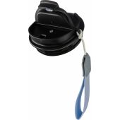 Gerecycled roestvrijstalen dubbelwandige drinkbeker 500 ml Kayla blauw