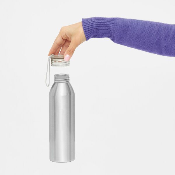 COLOURED - Aluminium drinkfles grijs COLOURED - Aluminium drinkfles grijs