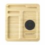 Walter Bamboo Single Dock 15W organizer en oplader