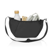 Crescent XL AWARE™ RPET halve maan sling bag, zwart