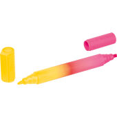 Duocolor markeerstift XXL versie Lengte 24,5 cm - geel