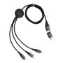 Terra RCS recycled aluminium 120 cm 6-in-1 kabel, grijs