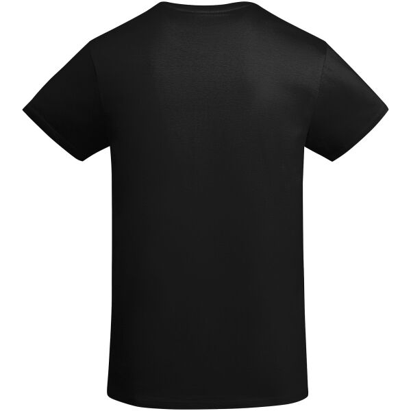 Breda short sleeve kids t-shirt - Solid black - 3/4