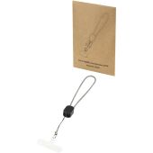 Arich RCS gerecyclede polsband met ingebouwde 20 W Type-C-oplaadkabel - Zwart