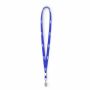Polyester tubulaire keycord met metalen klem