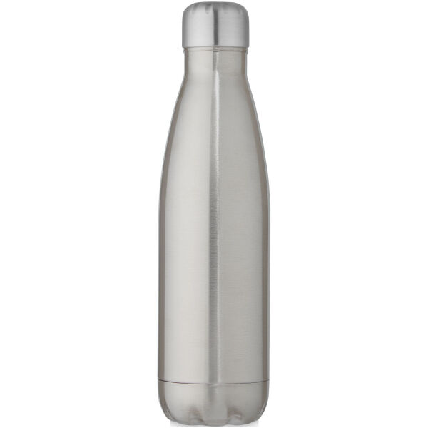 Cove 500 ml vacuüm geïsoleerde fles van RCS-gecertificeerd gerecycled roestvrij staal  - Zilver