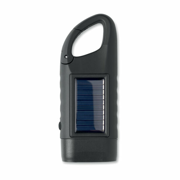CRANCH - Zonnezaklamp met dynamo - Zwart CRANCH - Zonnezaklamp met dynamo - Zwart