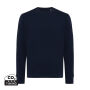 IQONIQ Etosha lichtgewicht gerecycled katoen sweater, donkerblauw (M)