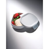 Avira Atlas RCS gerecyceld plastic 700ML lunchbox, wit, grijs