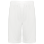 Basketbalshort voor kinderen White 4/6 jaar