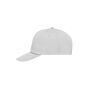 5 Panel Promo Cap Lightly Laminated light grey one size
