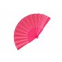 Waaier plastic &amp; polyester - Roze