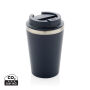 Java RCS recycled dubbel wandige beker 350ML, donkerblauw