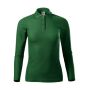 Polo Shirt women's Pique Polo LS bottle green XXL