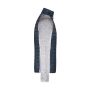 Men's Knitted Hybrid Jacket light-melange/anthracite-melange XXL