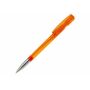 Balpen Nash metal tip transparant - Transparant Oranje