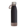 Fles RETUMBLER-myTOULON GLASS - bruin, zwart Fles RETUMBLER-myTOULON GLASS - bruin, zwart