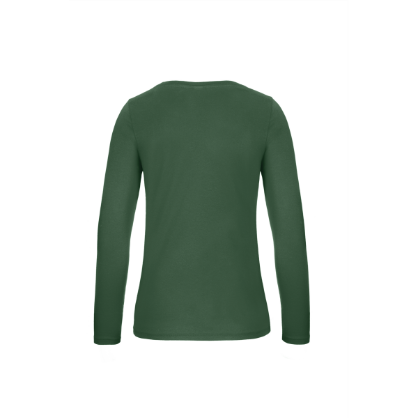 #E150 Ladies' T-shirt long sleeves Bottle Green XS #E150 Ladies' T-shirt long sleeves Bottle Green XS