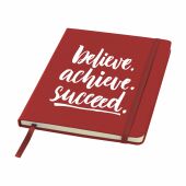 BudgetNote A5 Lines notitieboek - rood