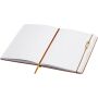Legato set met A5 notitieboek en rollerbalpen (blauwe inkt) - Bruin