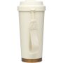 Hampton 480 ml RCS-beker van gerecycled roestvrij staal met dubbele wand en vacuümisolatie - Crème Hampton 480 ml RCS-beker van gerecycled roestvrij staal met dubbele wand en vacuümisolatie - Crème