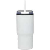 Westin 540 ml RCS gerecyclede dubbelwandige thermosbeker met rietje - Wit Westin 540 ml RCS gerecyclede dubbelwandige thermosbeker met rietje - Wit