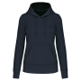 Ecologische damessweater met capuchon Navy XS