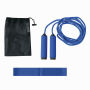 Fitness-set STRETCH & JUMP blauw, zwart