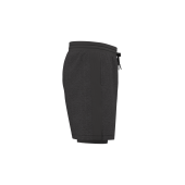 2-in-1 duurzame short met ingewerkte ondershort Marl Dark Grey XXL 2-in-1 duurzame short met ingewerkte ondershort Marl Dark Grey XXL