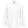 65/35 Polo met lange mouwen White 3-4 jaar