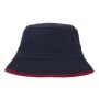REVERSIBLE BUCKET HAT, NAVY / BORDEAUX, S/M, NEUTRAL