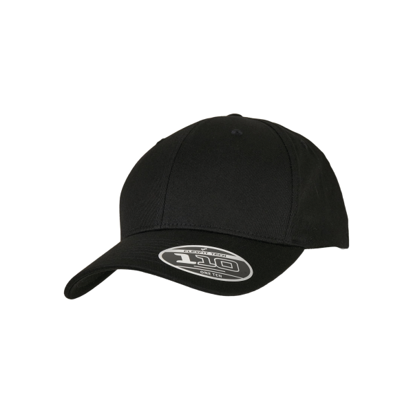 Snapback pet met gebogen klep BLACK One Size Snapback pet met gebogen klep BLACK One Size