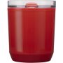 Hudson 180 ml dubbelwandige beker van gerecycled plastic - Rood Hudson 180 ml dubbelwandige beker van gerecycled plastic - Rood