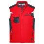 Craftsmen Softshell Vest - STRONG - red/black 4XL