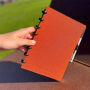 Correctbook Linnen Hardcover A5 - Rusty Red - Blanco