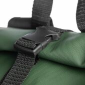 rPET polyester (600D) rolsluiting rugzak Yani zwart